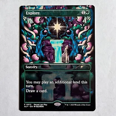 Explore PROMO RCQ Borderless Secret Lair MTG NM Near Mint X1 [PLAYSET AVAILABLE] • $6.99