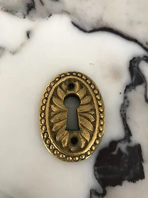 PE Guerin Louis XVI Keyplate 70710 Gold Plates Brass Like Sherle Wagner • $70