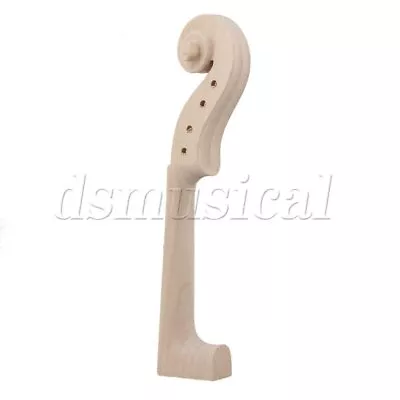 4/4 Full Size Violin Neck Hand Carved Maple Wood Violin Parts • $11.18