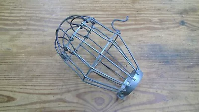 Vintage Industrial Light Bulb Safety Bird Cage Trouble Drop Light  Steampunk • $17.99