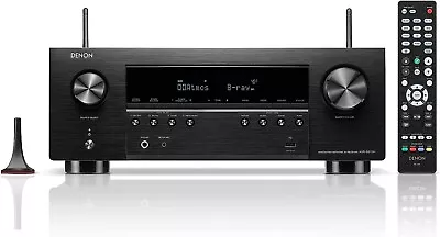 Denon AVR-S970H | 7.2 Channel 8K AV Receiver | 90W | Atmos | EARC | Aiplay 2 • $1099