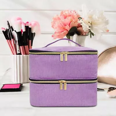 Nail Polish Organizer Case Portable Oxford Cloth Gel Nail Polish Storage Box • $25.28