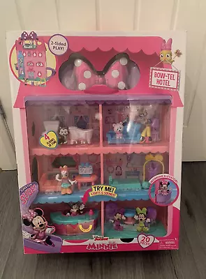 Disney Minnie Mouse Bow-Tel Hotel Dollhouse Playset • £79.99