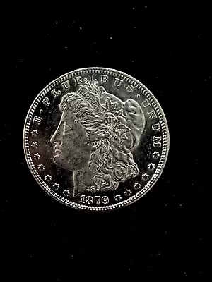 1879-O Morgan Silver Dollar. Beautiful AU/BU Coin.  Rare Date. Semi Proof Like. • $0.99