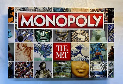 MONOPOLY THE MET EDITION NEW Sealed Metropolitan Museum Of Art New York City NYC • $79.95