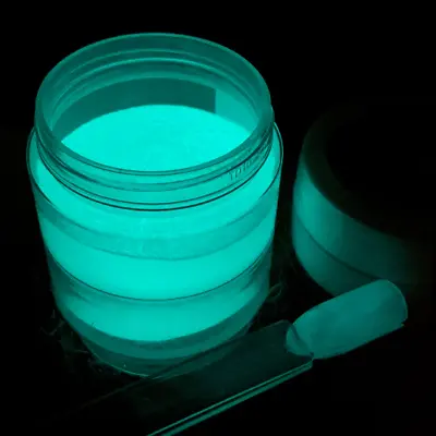$12.95 • Buy Glow-in-the-Dark White To Bright Aqua Phosphorescent For Crafts / Art / Jewelry