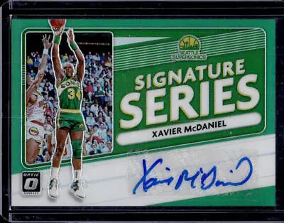 2020-21 Donruss Optic Xavier McDaniel Sginature Series Holo Prizm Auto #SS-XAM • $0.99