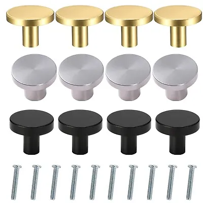 10Pcs Solid Door Knobs Cabinet Handles Cupboard Drawer Furniture Kitchen DIY UK • £7.99