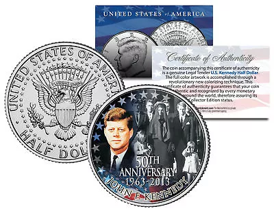 PRESIDENT KENNEDY ASSASSINATION Funeral Jackie Onassis JFK Half Dollar Coin • $15.30