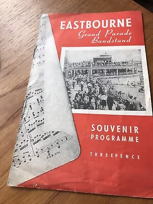 Eastbourne Grand Parade Bandstand  Souvenir Programe 1951 • £0.99