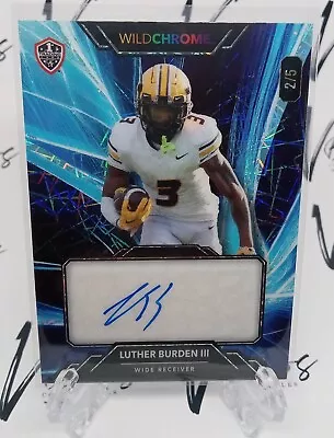 2023 Wild Card Chrome Luther Burden III Auto /5 Missouri Tigers • $60