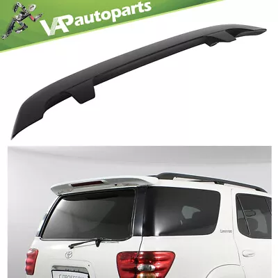 For 2001-2007 Toyota Sequoia Matte Black Roof Spoiler With LED 3RD Brake Light • $59.99