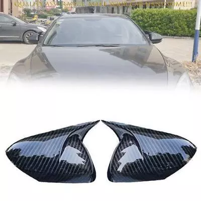 Carbon Fiber OX Horn Rear View Side Door Mirror Cover Trim For Mazda 6 2009-2013 • $90.92
