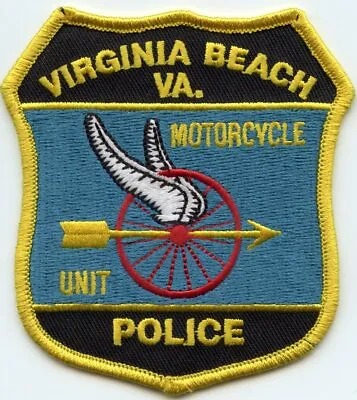 $9.99 • Buy VIRGINIA BEACH VIRGINIA VA MOTORCYCLE UNIT Traffic Enforcement POLICE PATCH