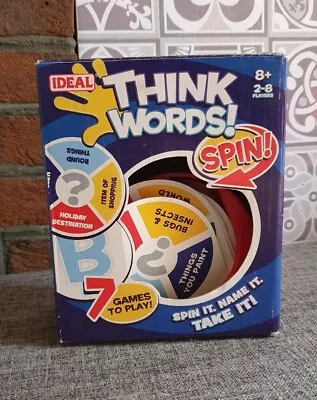 Think Words Spin - Travel Game By Ideal - 100% Complete • £15.99