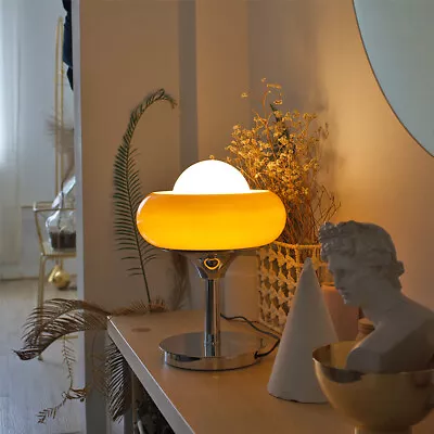 Vintage Modern Desk Lamp Bedside Table Lamp Rustic Ambiance Elegant DécorYellow • $127