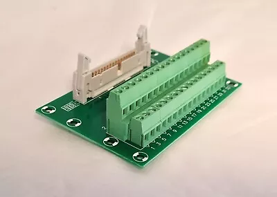 IDC-34 Male Header Connector Breakout Board Adapter • £22.75