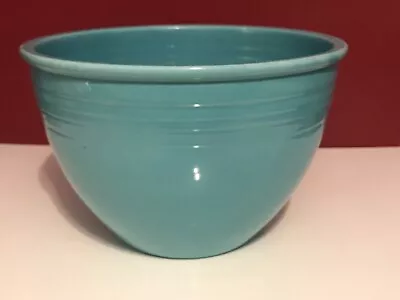 Vintage Fiesta #7 Turquoise Nesting Mixing Bowl Fiestaware • $133