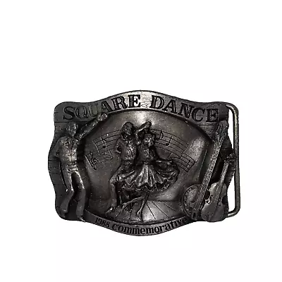 Vintage Square Dance Commemorative Belt Buckle Linda West Curry Made In USA • $8.39