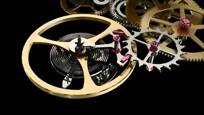 Mouvement Mécanique Manuel JUVENIA 765 D'occasion - Fonctionne, Avec Cadran - Pour Réparation Ou Collection