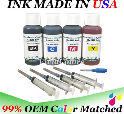 Refill Ink Kit For Canon 210 211 240 241 PIXMA MG2120 MX340 MX439 MX512 4x30ml • $9.50