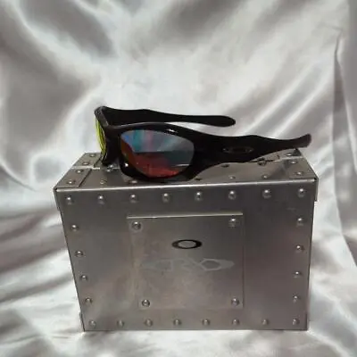 $388 • Buy Oakley Polarized MONSTER DOG Polished Black Sunglasses Used Japan