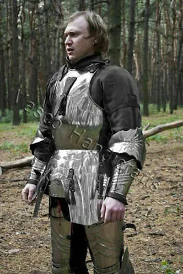 Medieval Knight's Cuirass SCA LARP Knight Armor Medieval Armor Warrior Costume • £273.93