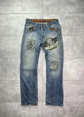 Dolce Gabbana Vintage Denim Jeans Printed Logo • $70