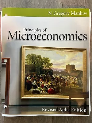 Principles Of Microeconomics - N. Gregory Mankiw - Revised Aplia Edition- 6th Ed • $28