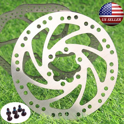 MTB Disc Brake Rotor 140/160/180/203mm Mountain Bike 6 Bolt Fits Shimano Sliver • $13.69