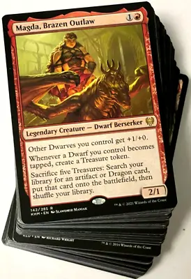 ***Custom Commander Deck*** Magda Brazen Outlaw- Dwarf Tribal - EDH MTG • $49.31