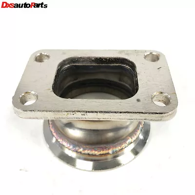 3  V-Band Flange To T3 4 Bolts Flange Adapter For Garrett T3 T3/T4 GT35 T70 • $32.99