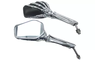 2003 Harley Sportster XL883 Kuryakyn Zombie Skeleton Hand Mirrors • $71.21