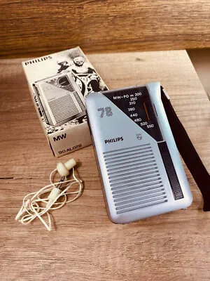 Vintage PHILIPS 90 AL 078 Portable Radio AM Only Vintage Radio Transistor • $24.90