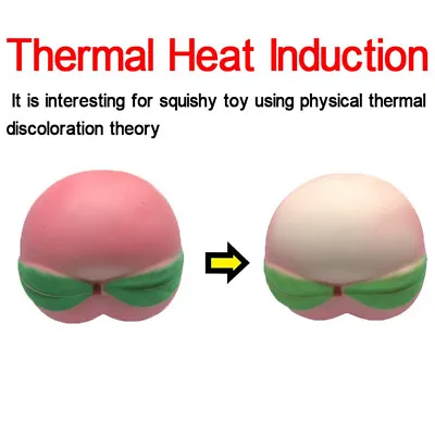 $16.19 • Buy Thermal Heat Induction Squishies Honey Peach Rising Scented Reliever Stress Toy