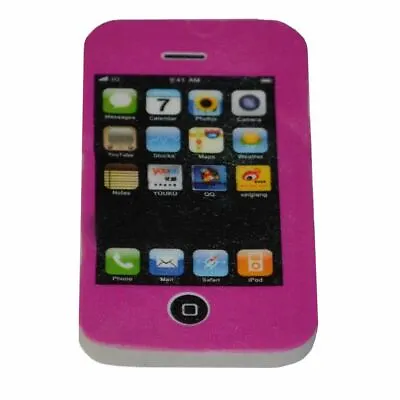£2.19 • Buy Pink Novelty IPhone Rubber Erasers Back To School Stationary Party Bag Fillers