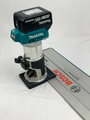 £19.99 • Buy Guide Rail Adaptor For Makita DRT50Z, RT0700CX Trimmer To Bosch/Maffell Track