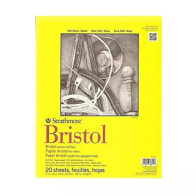 Strathmore 300 Series Bristol Vellum 11 In. X 14 In. (342-111-1) 17634 • $21.29