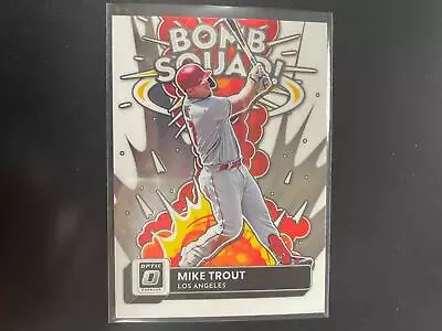Mike Trout 2022 Donruss Optic Bomb Squad Insert #8 Los Angeles Angels H10 • $0.89
