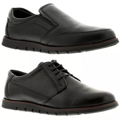 Dr Keller Mens Smart Dress Formal Leather Wedding Boots Office Work Casual Shoes • £24.99