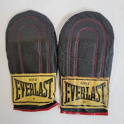 Vintage Everlast 4312 Leather Weighted  Speed Bag Training Gloves  • $15