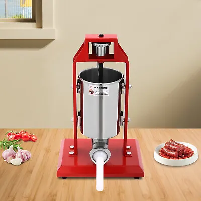 3L/0.79gal Vertical Hand Crank Sausage Maker Sausage Stuffer Sausage Maker NEW • $120