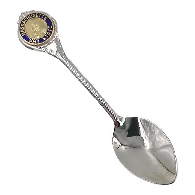 Vintage Massachusetts The Bay State Souvenir Spoon US State Collectible • $3.39