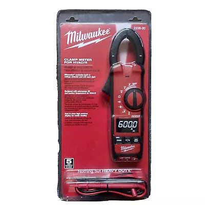 Milwaukee Clamp Meter For HVAC/R - Black/Red (2236-20) New In Pk • $249.99