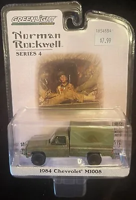 Greenlight Norman Rockwell Series 4 - 1984 Chevrolet M1008 W/Cargo Cover 54060-F • $12.99