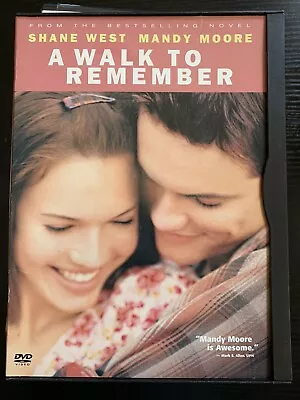 A Walk To Remember (DVD 2002) Shane West & Mandy Moore • $6.24
