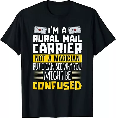 NEW Mailman Postal Worker Magician Post Rural Mail Carrier Gift T-Shirt S-3XL • $22.21