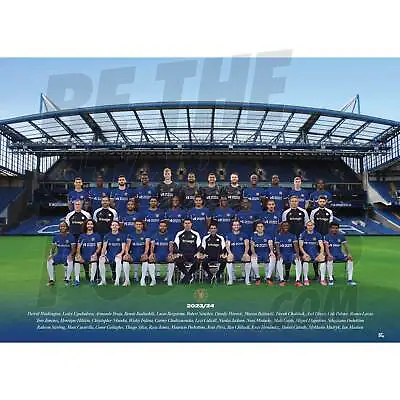 Chelsea FC Men's 23/24 Squad Poster - OFFICIALLY LICENSED PRODUCT A4 A3 A2 • £6