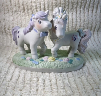 $105 • Buy HASBRO MY LITTLE PONY WEDDING PRANCE 1985 PORCELAIN FIGURINE Glory Moondancer