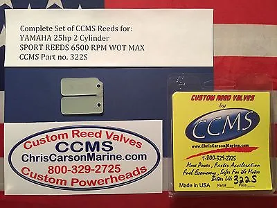 CCMS Yamaha Sport Outboard Reed Reeds 25 Hp 2 Cylinder PN322S • $18